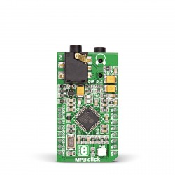 Mikroe Audio and Voice MP3 Click front Mikroe Audio and Voice MP3 Click front