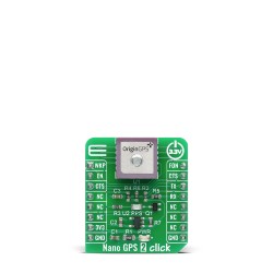 Shop Click Boards Wireless Connectivity GPS/GNSS Nano GPS 2 Click Front Shop Click Boards Wireless Connectivity GPS/GNSS Nano GPS 2 Click Front