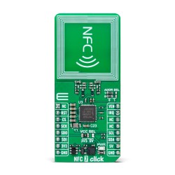 Shop Click Boards Wireless Connectivity RFID/NFC NFC 7 Click (I2C) Front Shop Click Boards Wireless Connectivity RFID/NFC NFC 7 Click (I2C) Front