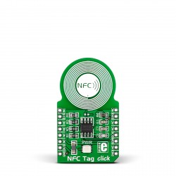 NFC Tag Click featuring M24SR64-Y for secure contactless authentication - Front NFC Tag Click featuring M24SR64-Y for secure contactless authentication - Front