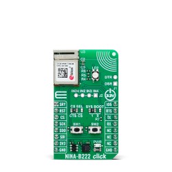 Shop Click Boards Wireless Connectivity BT/BLE NINA-B222 Click Front Shop Click Boards Wireless Connectivity BT/BLE NINA-B222 Click Front