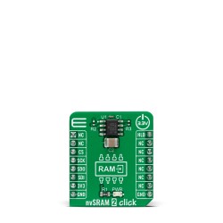 Shop Click Boards Storage SRAM nvSRAM 2 Click Front Shop Click Boards Storage SRAM nvSRAM 2 Click Front