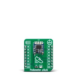 STP201M Step Counter Sensor on Pedometer Click - Front STP201M Step Counter Sensor on Pedometer Click - Front