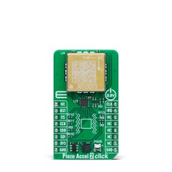 Shop Click Boards Sensors Motion Piezo Accel 2 Click - 50g Front Shop Click Boards Sensors Motion Piezo Accel 2 Click - 50g Front