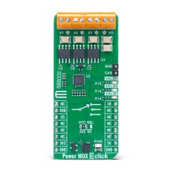 Shop Click Boards Power Management Power Switch Power MUX 3 Click Front Shop Click Boards Power Management Power Switch Power MUX 3 Click Front