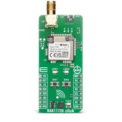 Shop Click Boards Wireless Connectivity LoRa RAK11720 Click Front Shop Click Boards Wireless Connectivity LoRa RAK11720 Click Front