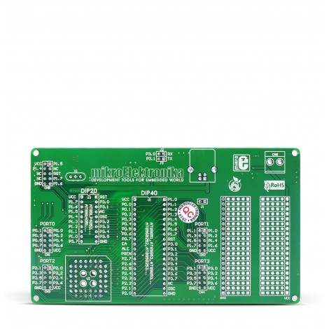 8051-Ready Board back 8051-Ready Board back