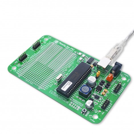 Mikroe Development Boards Ready for PIC in position Mikroe Development Boards Ready for PIC in position