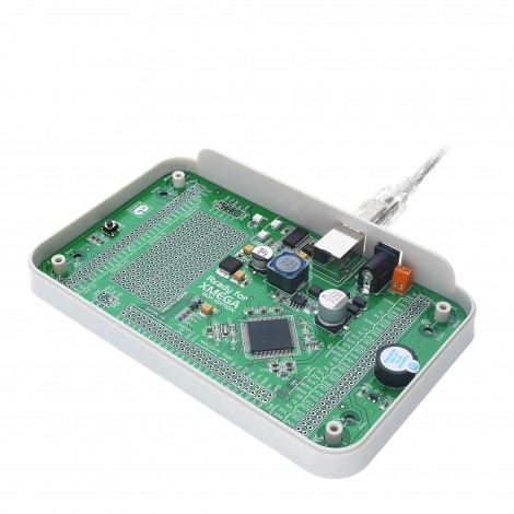 Mikroe Ready for XMEGA Board in position Mikroe Ready for XMEGA Board in position