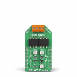 MikroE Miscellaneous Relay 2 click front MikroE Miscellaneous Relay 2 click front