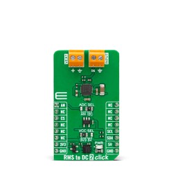 Shop Click Boards Mixed Signal Measurements RMS to DC 2 Click Front Shop Click Boards Mixed Signal Measurements RMS to DC 2 Click Front