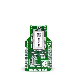 Mikroe Wireless Connectivity RN4678 click front Mikroe Wireless Connectivity RN4678 click front