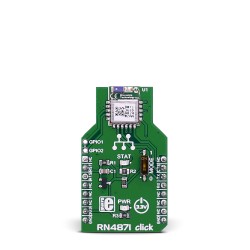 MikroE Wireless Connectivity RN4871 click front MikroE Wireless Connectivity RN4871 click front