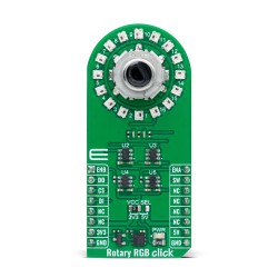 Shop Click Boards HMI Rotary encoder Rotary RGB Click Front Shop Click Boards HMI Rotary encoder Rotary RGB Click Front