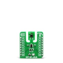 SHT AN Click - SHT31-ARP-B Humidity & Temperature Sensor - Front SHT AN Click - SHT31-ARP-B Humidity & Temperature Sensor - Front