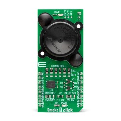 Smoke 2 Click with ADPD188BI Integrated Smoke Detection Module - Front Smoke 2 Click with ADPD188BI Integrated Smoke Detection Module - Front