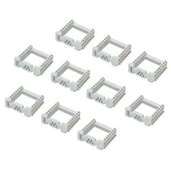 SOCKET mikroBUS 16 SMD Gray (10pcs) SOCKET mikroBUS 16 SMD Gray (10pcs)