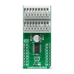 Shop Click Boards Power Management Power Switch SolidSwitch 2 Click Front Shop Click Boards Power Management Power Switch SolidSwitch 2 Click Front