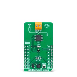 Shop Click Boards Miscellaneous Relay SolidSwitch 8 Click Front Shop Click Boards Miscellaneous Relay SolidSwitch 8 Click Front