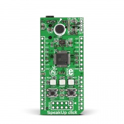 SpeakUp Click voice recognition module - VS1053 audio chip - STM32F415RG MCU - Front SpeakUp Click voice recognition module - VS1053 audio chip - STM32F415RG MCU - Front