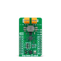 Shop Click Boards Power Management Buck Step Down 8 Click Front Shop Click Boards Power Management Buck Step Down 8 Click Front