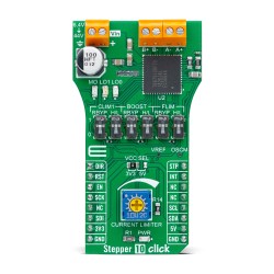 Shop Click Boards Motor Control Stepper Stepper 10 Click Front Shop Click Boards Motor Control Stepper Stepper 10 Click Front
