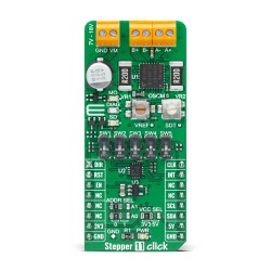 Shop Click Boards Motor Control Stepper Stepper 11 Click Front Shop Click Boards Motor Control Stepper Stepper 11 Click Front