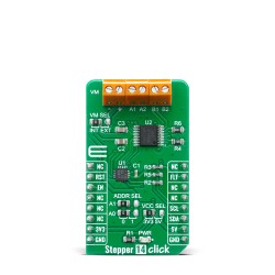 Shop Click Boards Motor Control Stepper Stepper 14 Click Front Shop Click Boards Motor Control Stepper Stepper 14 Click Front