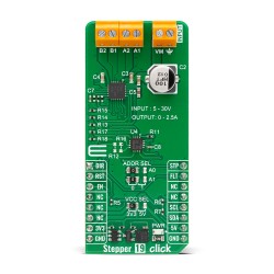 Shop Click Boards Motor Control Stepper Stepper 19 Click Front Shop Click Boards Motor Control Stepper Stepper 19 Click Front