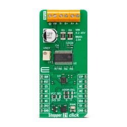 Shop Click Boards Motor Control Stepper Stepper 21 Click Front Shop Click Boards Motor Control Stepper Stepper 21 Click Front