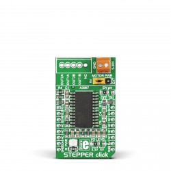 Shop Click Boards Motor Control Stepper STEPPER Click Front Shop Click Boards Motor Control Stepper STEPPER Click Front