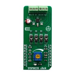 Mikroe Click Boards Motor Control STSPIN220 click front Mikroe Click Boards Motor Control STSPIN220 click front