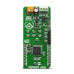 Shop Click Boards Motor Control Brushless STSPIN233 Click Front Shop Click Boards Motor Control Brushless STSPIN233 Click Front