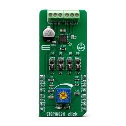 Click Boards Motor Control Stepper STSPIN820 Click Front Click Boards Motor Control Stepper STSPIN820 Click Front
