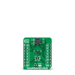 Shop Click Boards Sensors Temperature & humidity Temp&Hum 20 Click Front Shop Click Boards Sensors Temperature & humidity Temp&Hum 20 Click Front