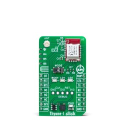 Shop Click Boards Wireless Connectivity 2.4 GHz Transceivers Thyone-I Click Front Shop Click Boards Wireless Connectivity 2.4 GHz Transceivers Thyone-I Click Front
