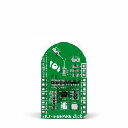 Mikroe Sensors TILTnSHAKE Click front Mikroe Sensors TILTnSHAKE Click front