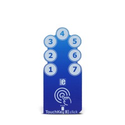 MikroElektronikas TouchKey 3 click front MikroElektronikas TouchKey 3 click front