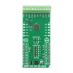 Shop Click Boards Interface RS232 UART I2C/SPI 2 Click Front Shop Click Boards Interface RS232 UART I2C/SPI 2 Click Front