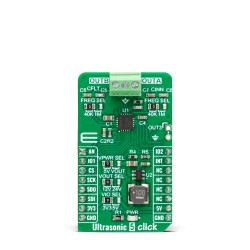 Shop Click Boards Sensors Miscellaneous Ultrasonic 5 Click Front Shop Click Boards Sensors Miscellaneous Ultrasonic 5 Click Front