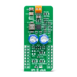 UPS 3 Click with LTC3110 Bidirectional Buck-Boost Regulator - Front UPS 3 Click with LTC3110 Bidirectional Buck-Boost Regulator - Front