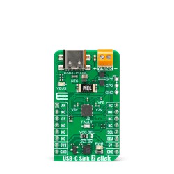 Shop Click Boards Power Management USB-C PD USB-C Sink 2 Click Front Shop Click Boards Power Management USB-C PD USB-C Sink 2 Click Front