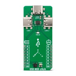 Shop Click Boards Interface USB USB MUX Click Front Shop Click Boards Interface USB USB MUX Click Front