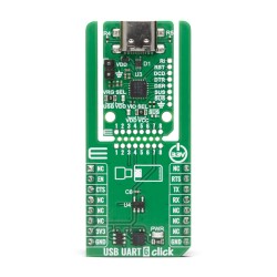 Shop Click Boards Interface USB USB UART 6 Click Front Shop Click Boards Interface USB USB UART 6 Click Front