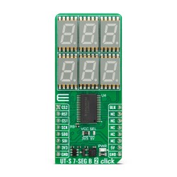 Shop Click Boards Display & LED LED Segment UT-S 7-SEG B 2 Click Front Shop Click Boards Display & LED LED Segment UT-S 7-SEG B 2 Click Front