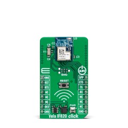 Shop Click Boards Wireless Connectivity BT/BLE Vela IF820 Click Front Shop Click Boards Wireless Connectivity BT/BLE Vela IF820 Click Front