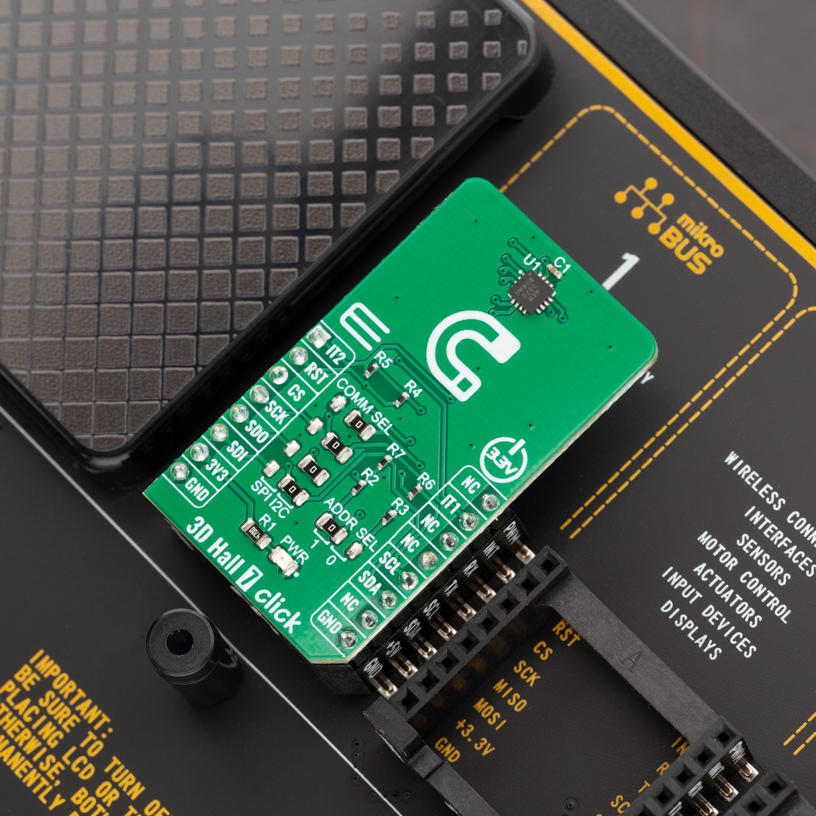 3D Hall 7 Click | AK09970N 3-Axis Hall Sensor | MIKROE