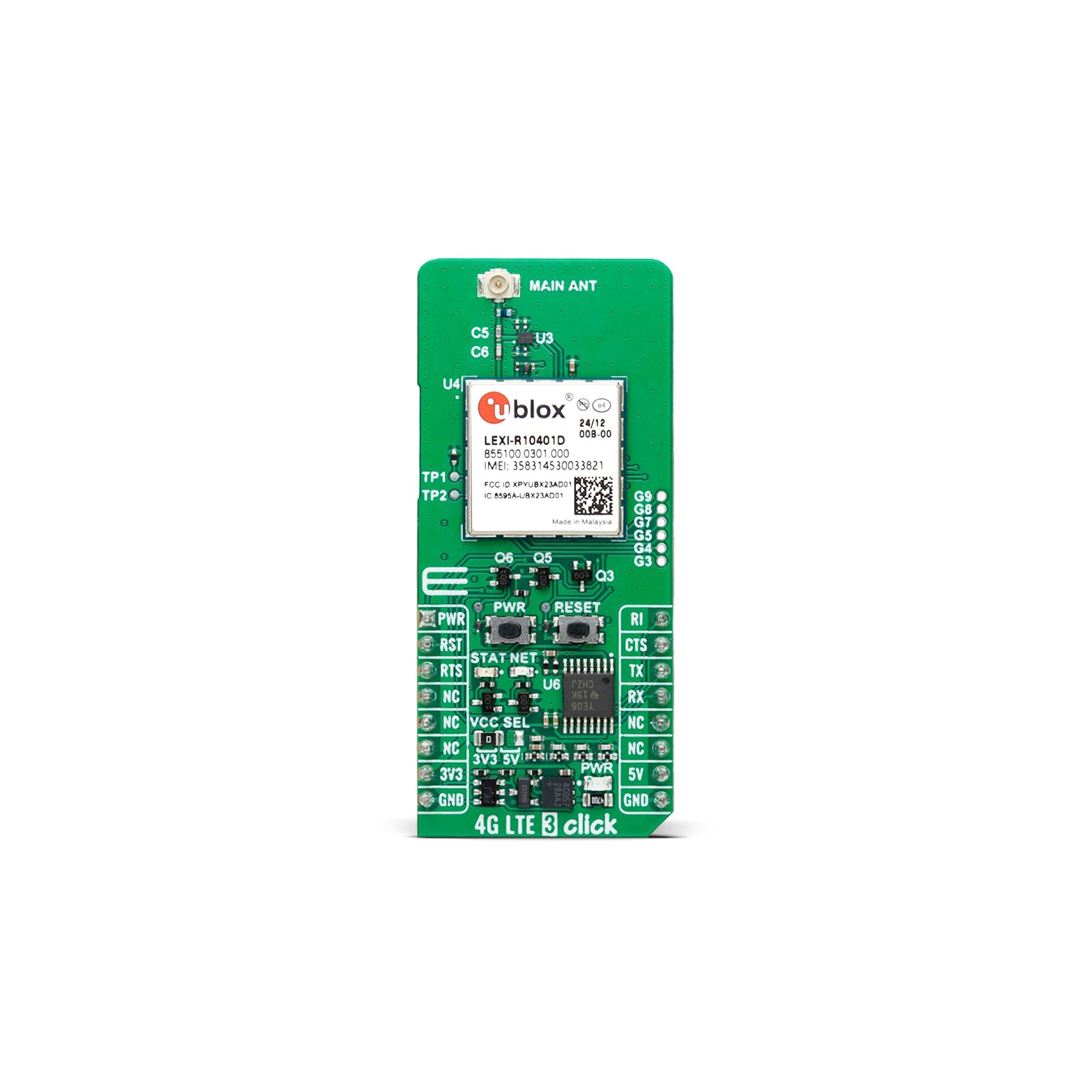 4G LTE 3 Click (for North America) - For American LTE connectivity