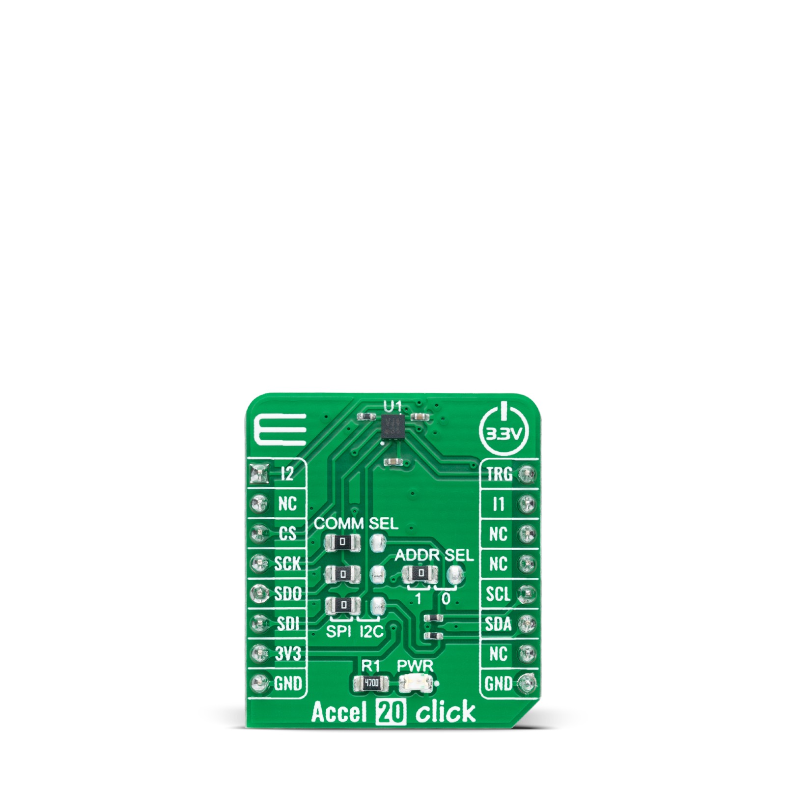 Accel 20 Click with KX134-1211 Accelerometer