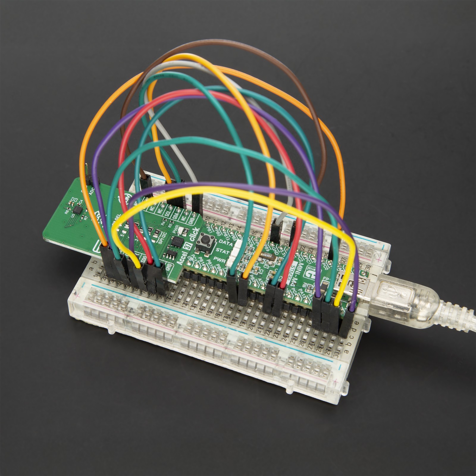 Micro Click Accelerometer Accel 37 Click - 3-Axis MEMS Accelerometer | MIKROE-6945